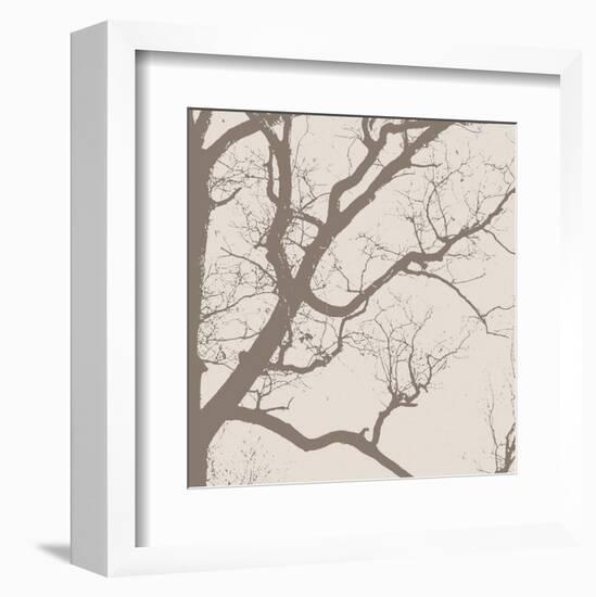 Majesty IV (beige)-Erin Clark-Framed Art Print