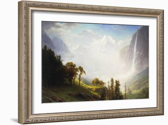 Majesty of the Mountains, 1853-57-Albert Bierstadt-Framed Giclee Print