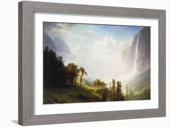 Majesty of the Mountains, 1853-57-Albert Bierstadt-Framed Giclee Print