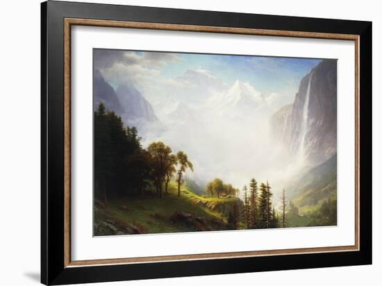 Majesty of the Mountains, 1853-57-Albert Bierstadt-Framed Giclee Print