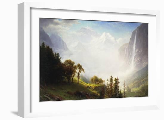 Majesty of the Mountains, 1853-57-Albert Bierstadt-Framed Giclee Print