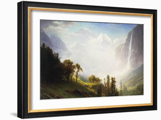 Majesty of the Mountains, 1853-57-Albert Bierstadt-Framed Giclee Print