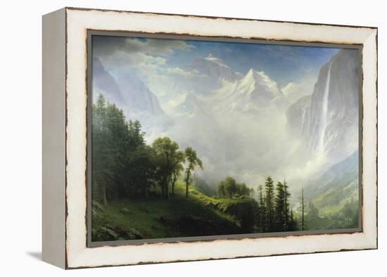 Majesty of the Mountains-Albert Bierstadt-Framed Premier Image Canvas