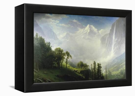 Majesty of the Mountains-Albert Bierstadt-Framed Premier Image Canvas