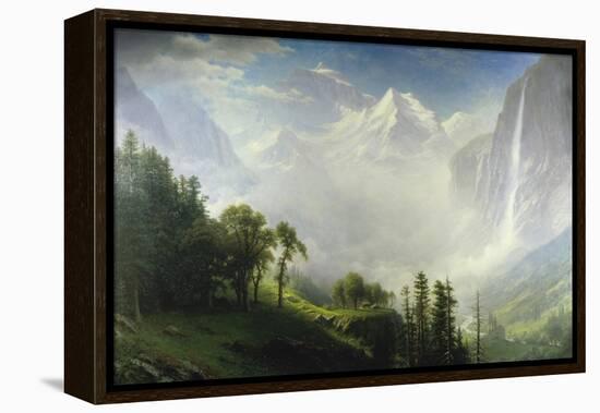 Majesty of the Mountains-Albert Bierstadt-Framed Premier Image Canvas