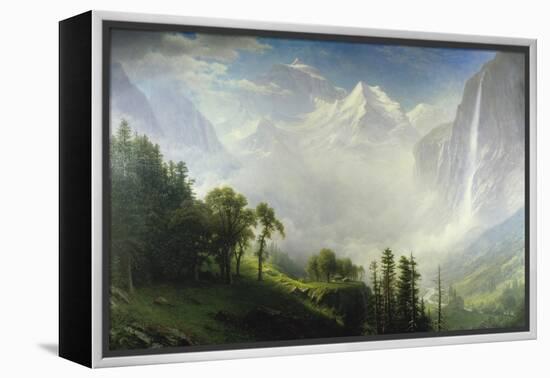 Majesty of the Mountains-Albert Bierstadt-Framed Premier Image Canvas