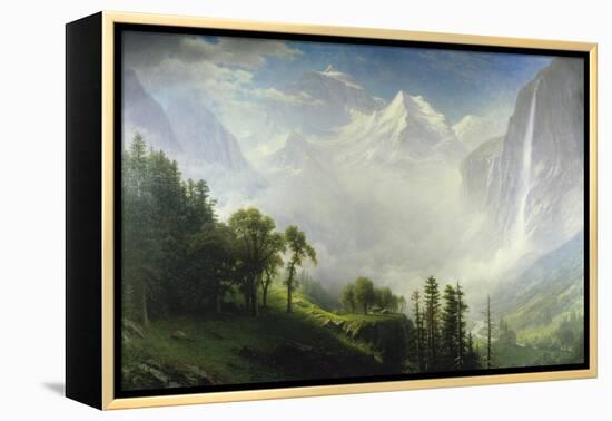 Majesty of the Mountains-Albert Bierstadt-Framed Premier Image Canvas