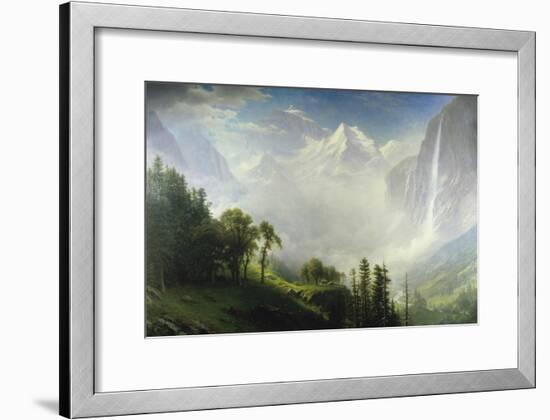 Majesty of the Mountains-Albert Bierstadt-Framed Giclee Print