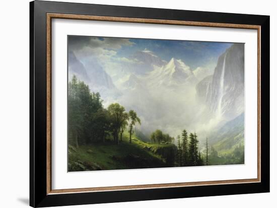 Majesty of the Mountains-Albert Bierstadt-Framed Giclee Print