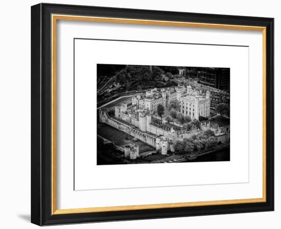 Majesty's Royal Palace and Fortress - London - UK - England - B&W Photography-Philippe Hugonnard-Framed Art Print