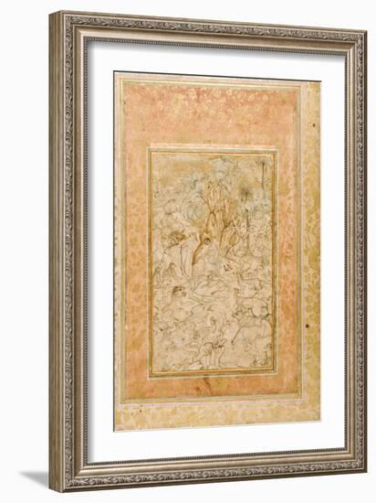 Majnun in the Wilderness, C.1595-null-Framed Giclee Print