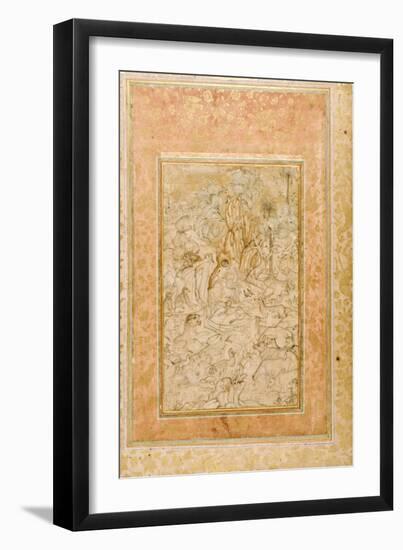 Majnun in the Wilderness, C.1595-null-Framed Giclee Print