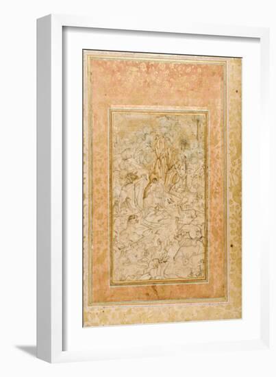 Majnun in the Wilderness, C.1595-null-Framed Giclee Print