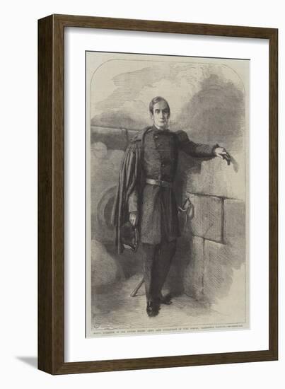 Major Anderson of the United States' Army, Late Commandant of Fort Sumter, Charleston Harbour-Thomas Nast-Framed Giclee Print