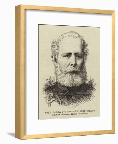 Major Bailey, 4th Battalion Rifle Brigade-null-Framed Giclee Print