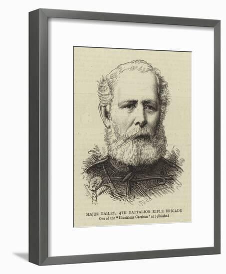 Major Bailey, 4th Battalion Rifle Brigade-null-Framed Giclee Print