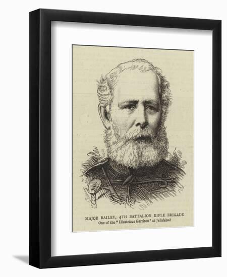 Major Bailey, 4th Battalion Rifle Brigade-null-Framed Giclee Print