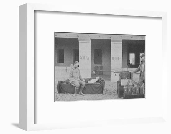 'Major Battersby and his Orderly taking a Radiograph in the Soudan', c1890, (1910)-Unknown-Framed Photographic Print