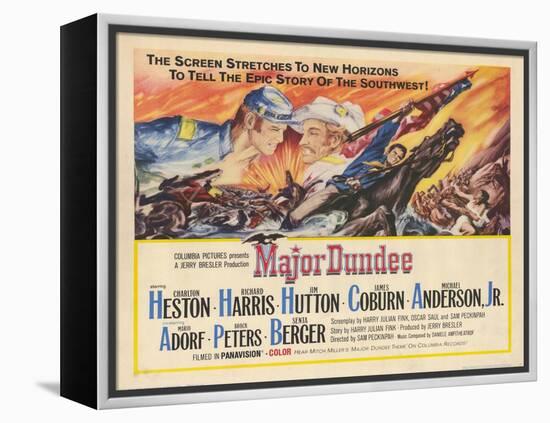 Major Dundee, 1965-null-Framed Stretched Canvas