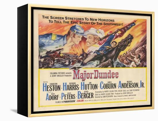 Major Dundee, 1965-null-Framed Stretched Canvas