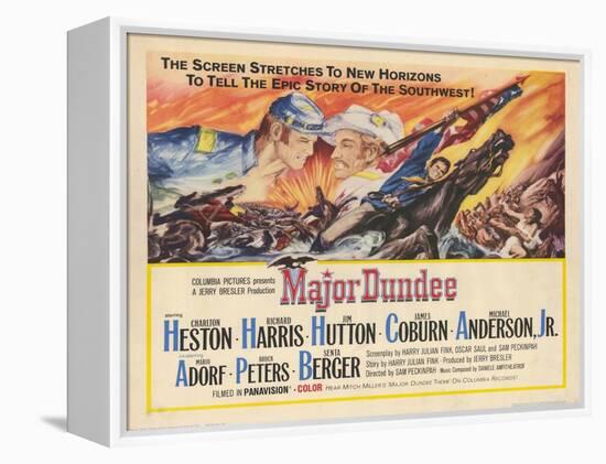 Major Dundee, 1965-null-Framed Stretched Canvas