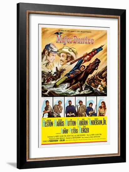 Major Dundee-null-Framed Art Print