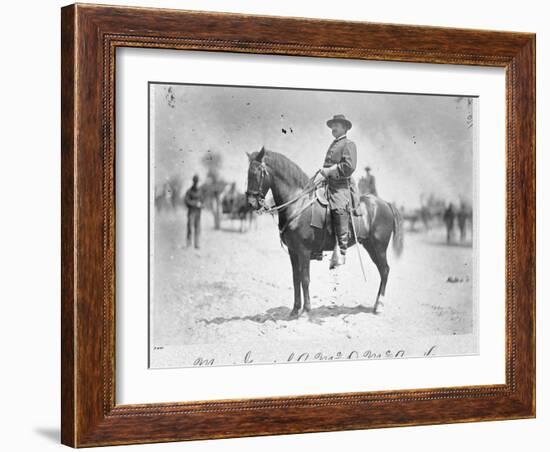 Major General Alexander McDowell McCook, 1864-American Photographer-Framed Photographic Print