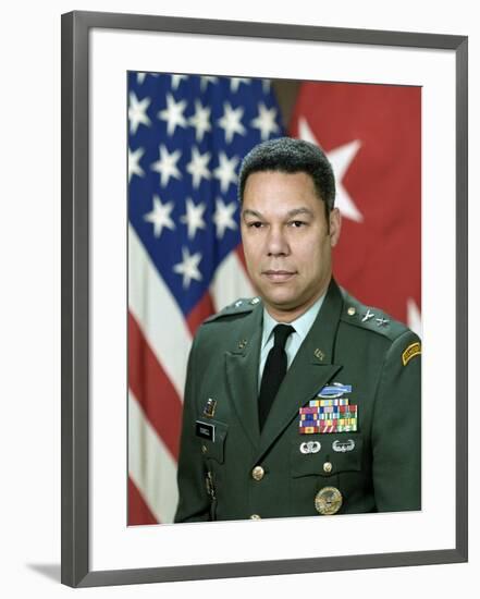 Major General Colin L. Powell, Nov. 21, 1984-null-Framed Photo