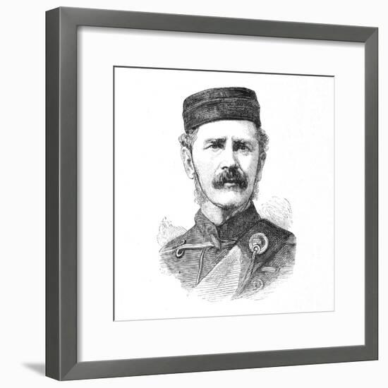 'Major-General E. Newdigate, C.B.', c1880-Unknown-Framed Giclee Print