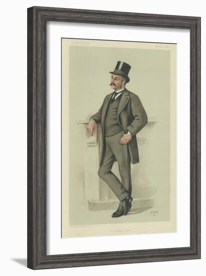 Major-General Edwyn Sherard Burnaby-Theobald Chartran-Framed Giclee Print