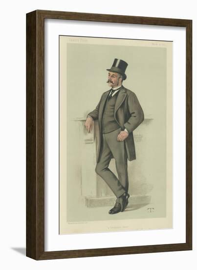 Major-General Edwyn Sherard Burnaby-Theobald Chartran-Framed Giclee Print