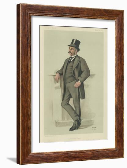 Major-General Edwyn Sherard Burnaby-Theobald Chartran-Framed Giclee Print