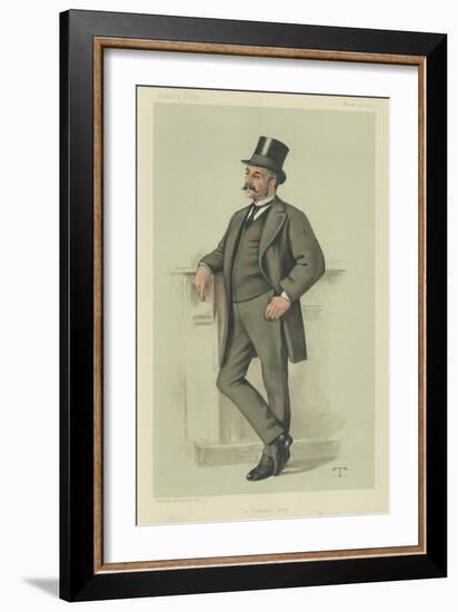 Major-General Edwyn Sherard Burnaby-Theobald Chartran-Framed Giclee Print