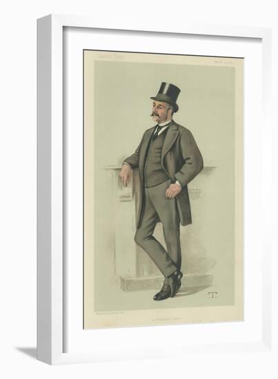 Major-General Edwyn Sherard Burnaby-Theobald Chartran-Framed Giclee Print