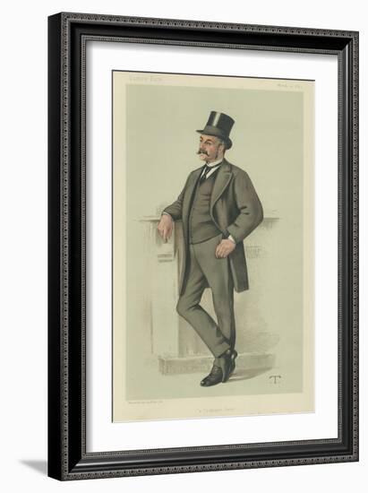 Major-General Edwyn Sherard Burnaby-Theobald Chartran-Framed Giclee Print