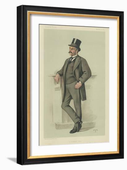 Major-General Edwyn Sherard Burnaby-Theobald Chartran-Framed Giclee Print