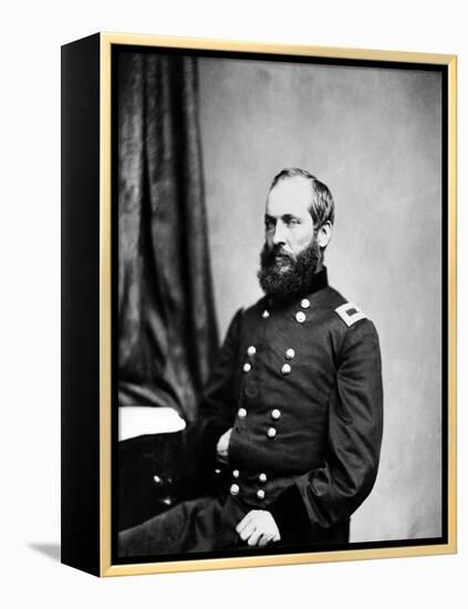 Major General Garfield, 20th U.S. President-Science Source-Framed Premier Image Canvas