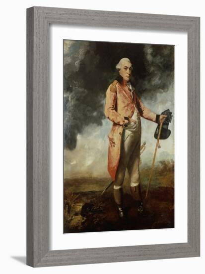 Major-General George Catchmaid Morgan, 1787 (Oil on Canvas)-Joshua Reynolds-Framed Giclee Print