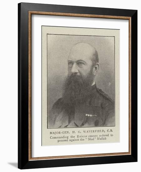 Major-General H G Waterfield-null-Framed Giclee Print