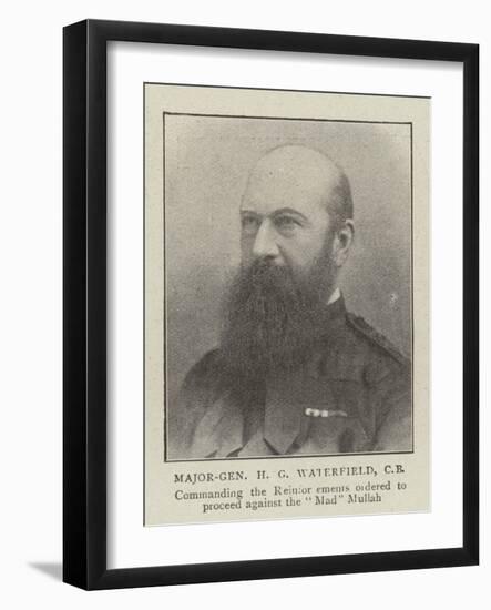 Major-General H G Waterfield-null-Framed Giclee Print
