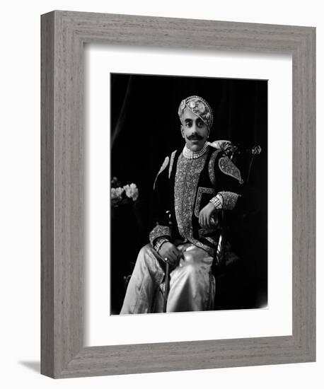 Major-General H.H. Maharajadhiraja Maharana Shri Sir Bhopal Singh Bahadur-James Lafayette-Framed Giclee Print