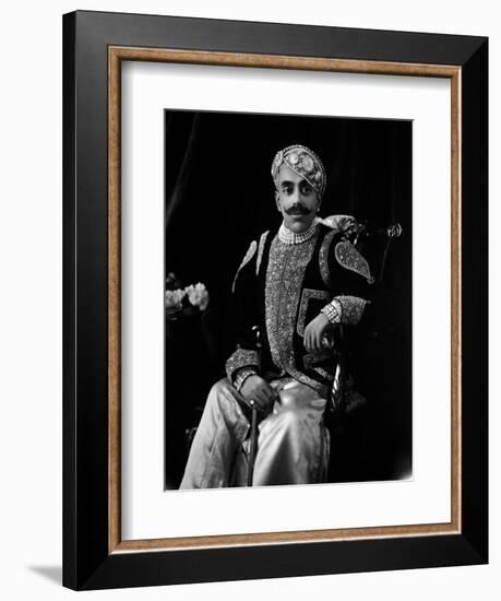 Major-General H.H. Maharajadhiraja Maharana Shri Sir Bhopal Singh Bahadur-James Lafayette-Framed Giclee Print