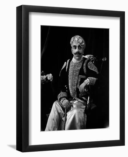 Major-General H.H. Maharajadhiraja Maharana Shri Sir Bhopal Singh Bahadur-James Lafayette-Framed Giclee Print