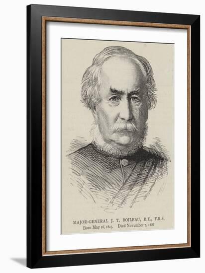 Major-General J T Boileau, Re, Frs-null-Framed Giclee Print