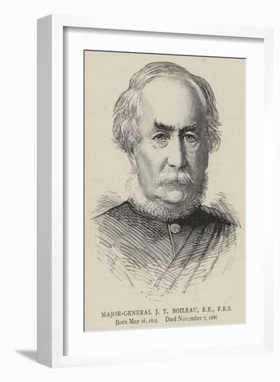 Major-General J T Boileau, Re, Frs-null-Framed Giclee Print