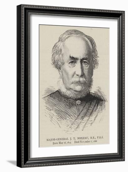 Major-General J T Boileau, Re, Frs-null-Framed Giclee Print