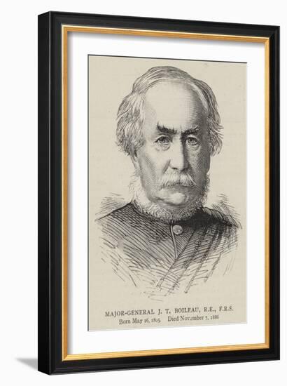 Major-General J T Boileau, Re, Frs-null-Framed Giclee Print