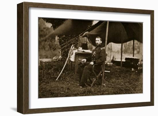 Major-General Philip Henry Sheridan, 1864-Mathew Brady-Framed Giclee Print