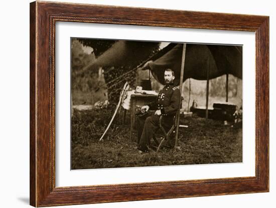 Major-General Philip Henry Sheridan, 1864-Mathew Brady-Framed Giclee Print