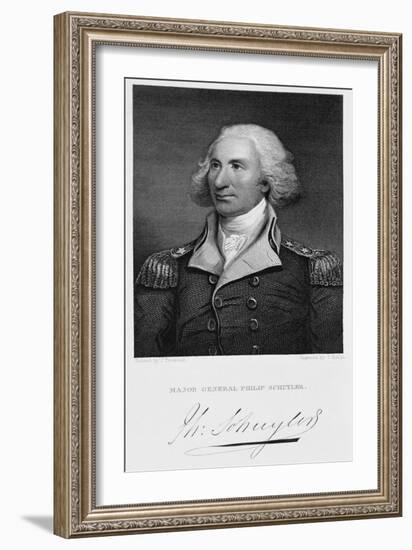 Major General Philip Schuyler-Thomas Kelly-Framed Giclee Print